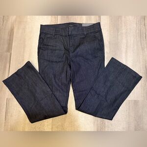 Ann Taylor Dark Blue Wide Leg Jeans